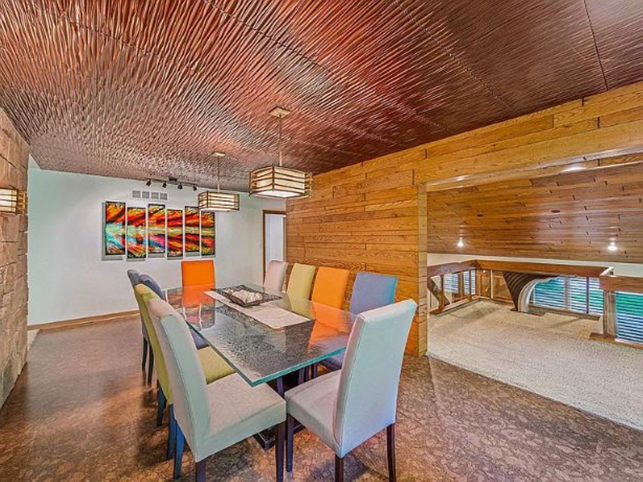 This Northern Indiana Home Has A Sauna, Mid-Century Charm, And A Cave
