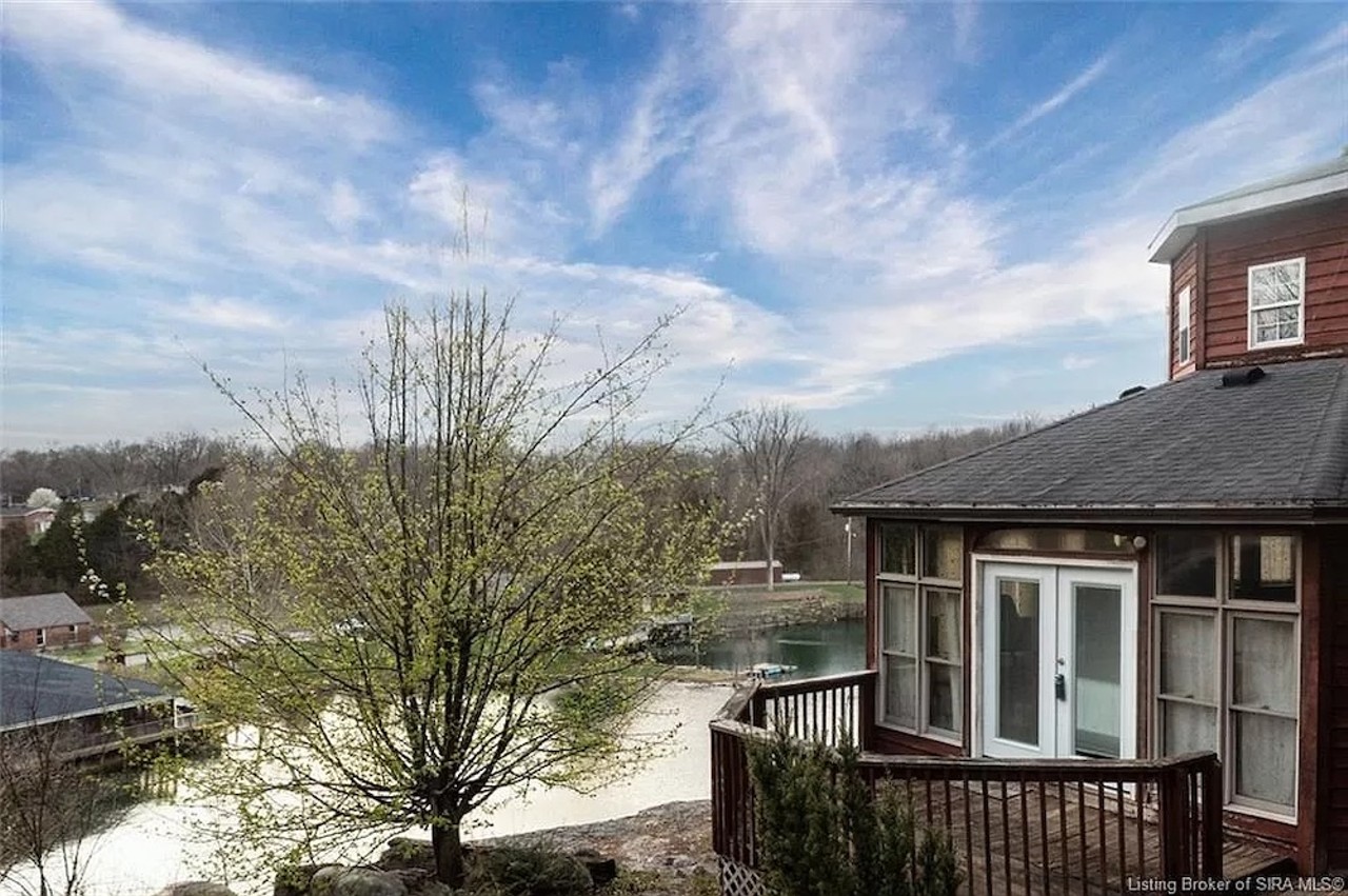 This Octagonal Home Along A Private Quarry In Charlestown Is For Sale For $210,000