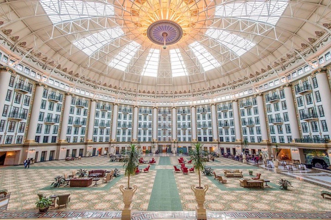 French Lick, Indiana
Distance: 1 hour, 15 minutes
In the hills of Southern Indiana, you&#146;ll find a resort that&#146;s the Hoosier state&#146;s answer to the Greenbrier. The West Baden Springs Hotel and the French Lick Resort are historic sister hotels with their own charm: West Baden has a grand atrium, a world class spa and a championship-level golf course while French Lick contains a Vegas-style casino, a bowling alley and has horseback riding on site. You can also explore the nearby Wilstem Wildlife Park that hosts grizzly bears, elephants and giraffes, or take the kids to the Big Splash Adventure Hotel & Indoor Water Park. The nearby towns of Orleans and Paoli are host to their own attractions: In the winter, head to Paoli Peaks for snowboarding, skiing and tubing and in the spring, you can visit Orleans for the Annual Dogwood Festival.
Photo via visitfrenchllickwestbaden.com