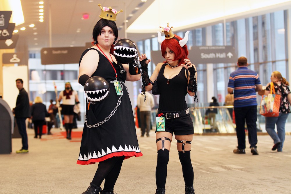 Chryssi Rose and Aya Lynn as Bowsette and Chompette - Michelle of Miss Zee