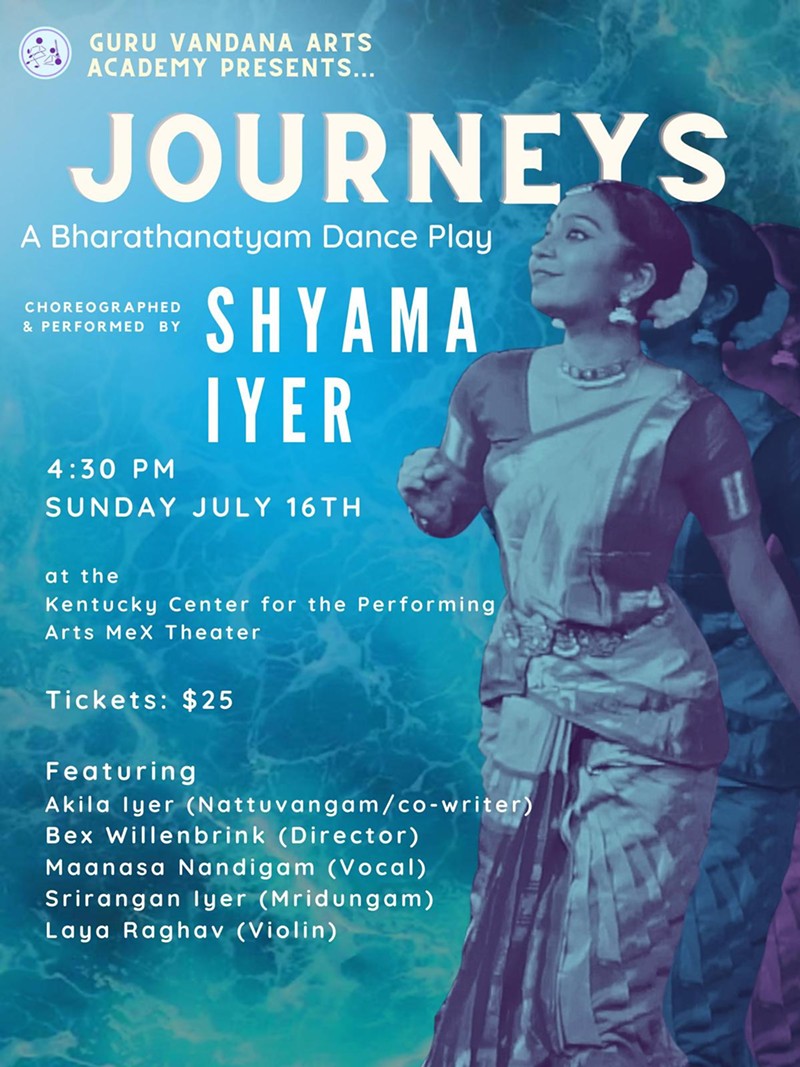 Indian Classical Dance Play, "Journeys," At MeX Theater This Sunday