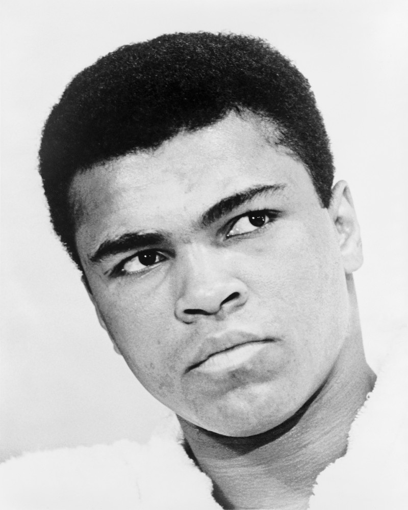 Bust photographic portrait of Muhammad Ali in 1967. |  World Journal Tribune photo by Ira Rosenberg. - Library of Congress
