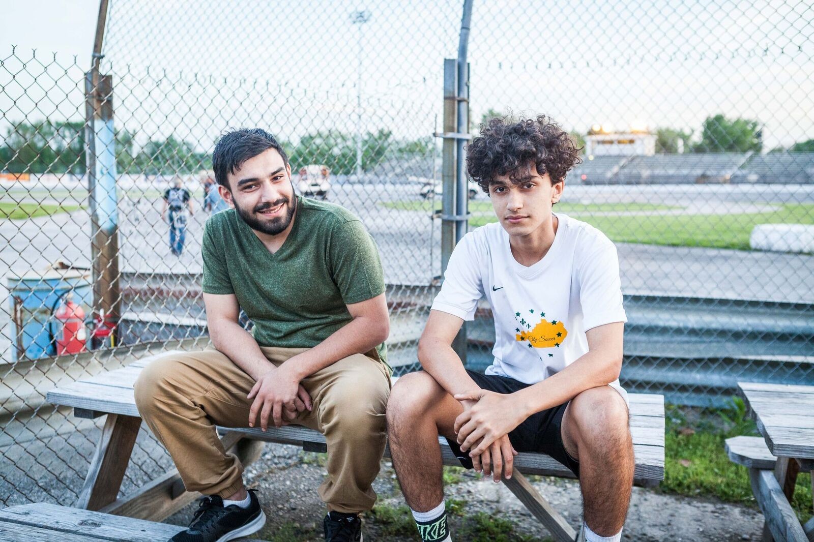 Salim Khaled (left) and Yosef Alwindawi - photo by Bill Brymer