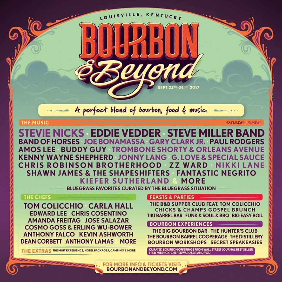 The full Bourbon & Beyond lineup