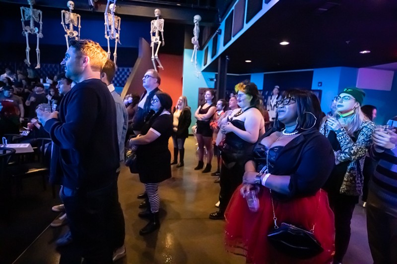 Audience members dressed up for the performance and were encouraged to participate with the show.