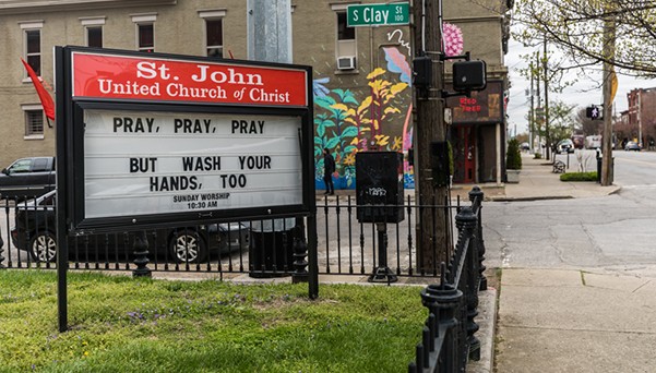St. John United Church of Christ on Market Street in NuLu offers advice for the body and soul. - KATHRYN HARRINGTON