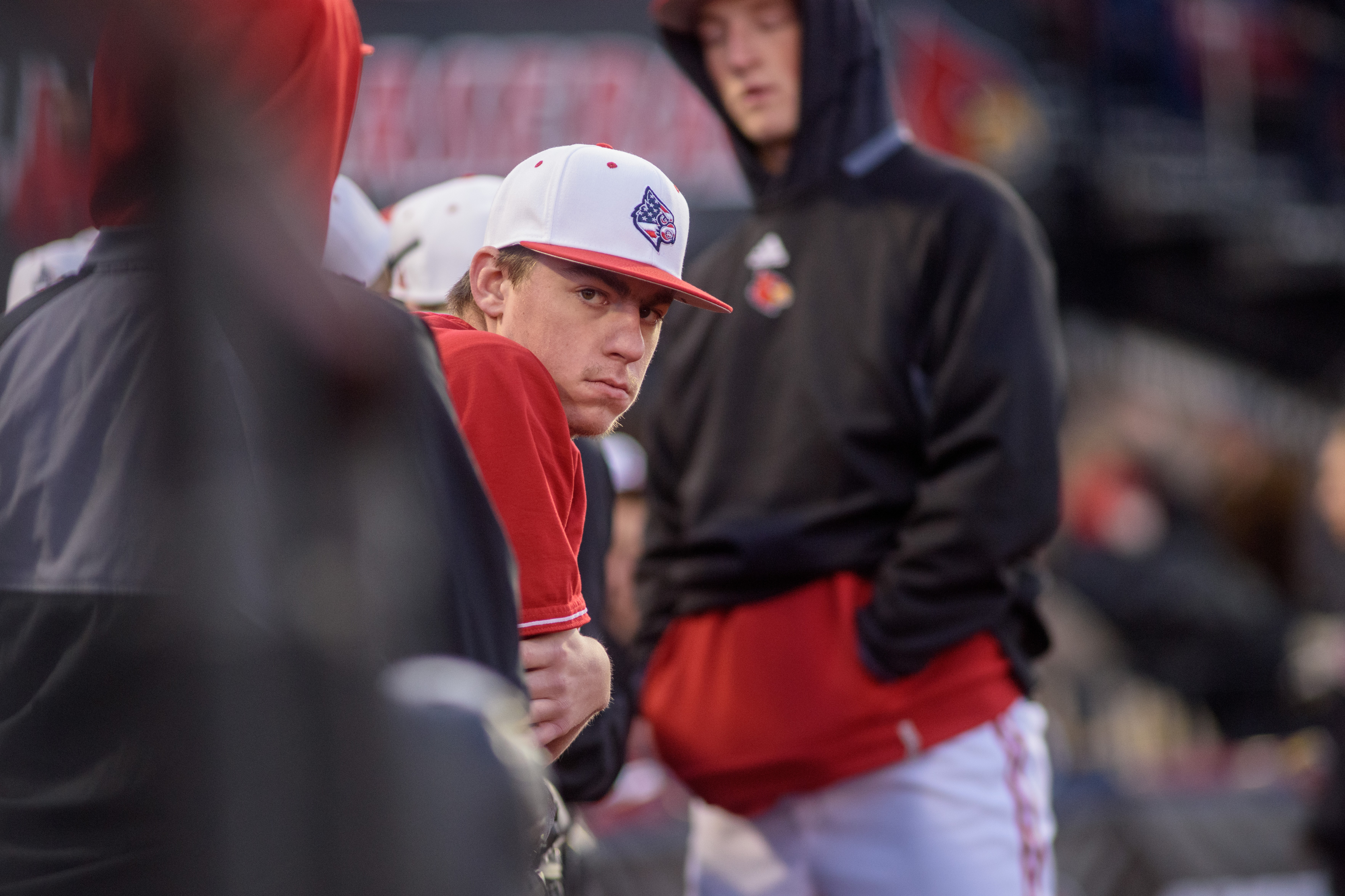 University of Louisville star Brendan McKay pitches Friday, April 7, 2017 as U of L (25-3, 10-2 ACC) hosts No. 22 Wake Forest (22-8, 8-4) for&nbsp;the first of a three-game series at Jim Patterson Stadium. (Photo by Brian Bohannon) - Photo by Brian Bohannon