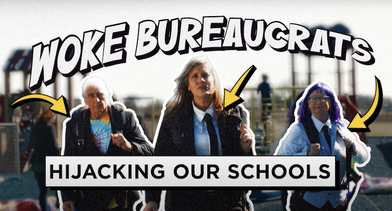 Republican legislators across the United States are trying to push legislation to silence students, workers and programs that support diversity, equity and inclusivity in higher education. - Screengrab from Kelly Craft "Woke Bureaucrats" ad.