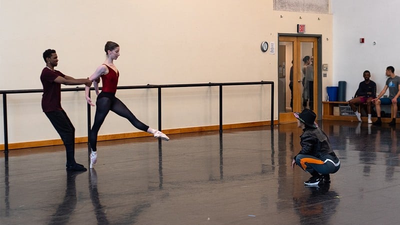 Ching Ching Wong in rehearsal with Louisville Ballet - Josie Seymour