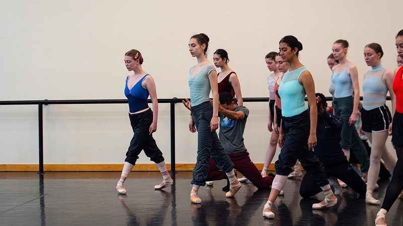 Dancers of Louisville Ballet in rehearsal - Josie Seymour