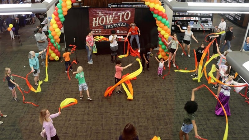 An activity at the How-To Festival in 2023. - Louisville Free Public Library via Facebook