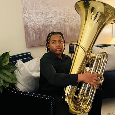 Braylen Mason is a member of the Louisville Youth Orchestra and a Tuba Player with Western Middle School.