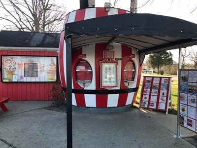 The Barrel Of Fun Ice Cream    9421 Smyrna Pkwy    You&#146;ll recognize this ice cream stand pretty quickly once you see it: it&#146;s shaped exactly like its name suggests. They serve plenty of ice cream scoops, plus sundaes, snow cones, banana splits, burgers, pretzels, and chili dogs.     Photo via facebook.com/The-Barrel-of-Fun-Ice-Cream-115167418576447/