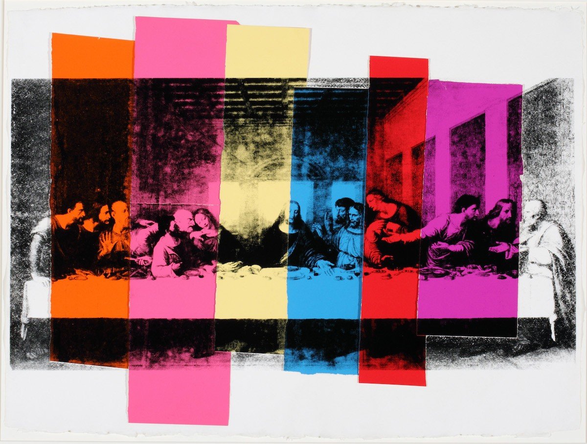 &#145;The Last Supper&#146; by Andy Warhol. 1986. Screen print and colored graphic art paper collage on HMP paper. The Andy Warhol Museum, Pittsburgh; Founding Collection, Contribution The Andy Warhol Foundation for the Visual Arts, Inc. 1998.1.2126.