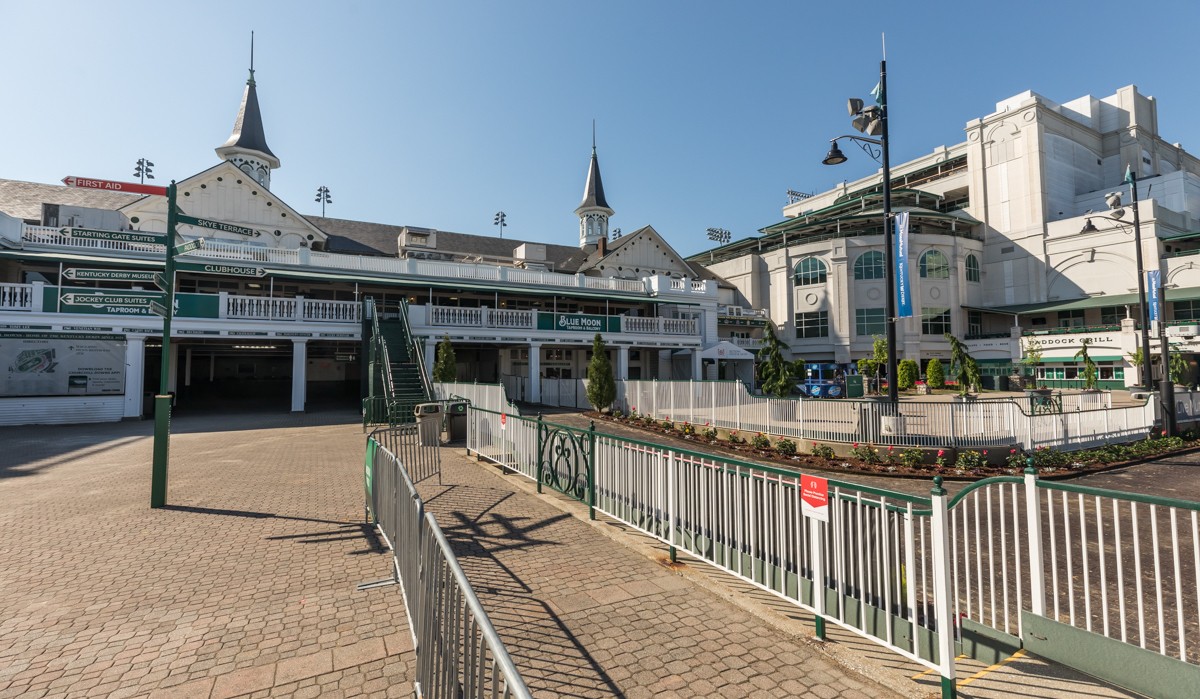 Churchill Downs&#146; COVID safety plan follows state and local guidelines. Photo by Kathryn Harrington.