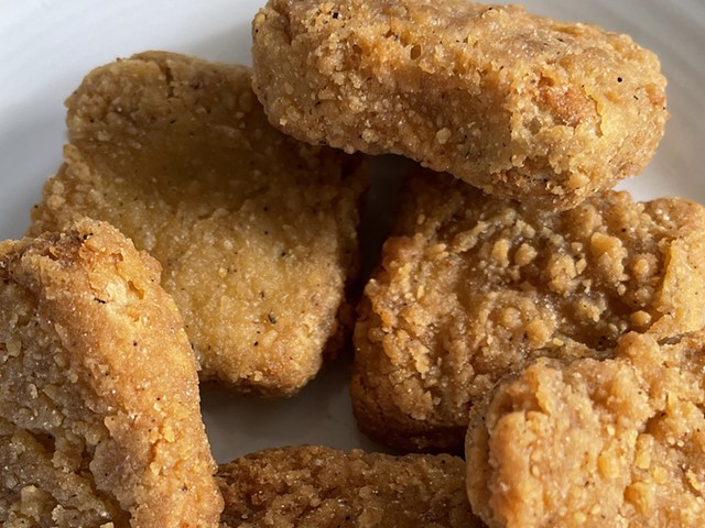 KFC's Beyond Fried Chicken Nuggets. |  Photos by Robin Garr.