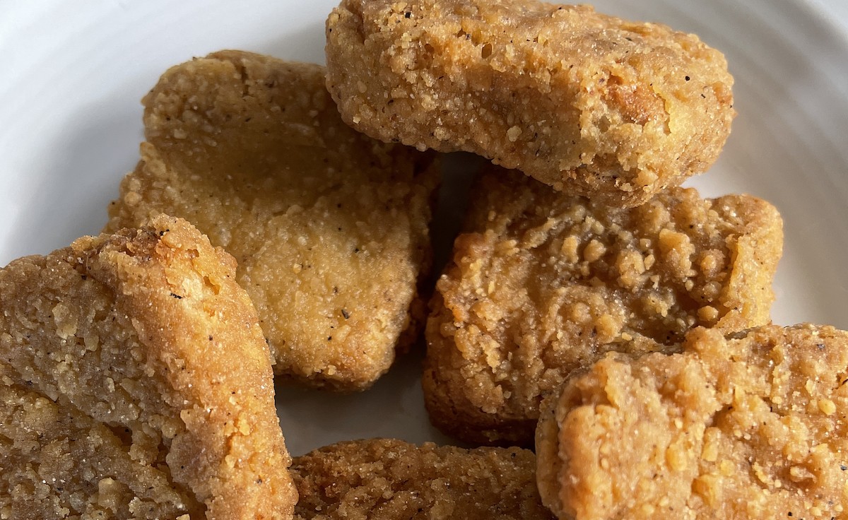 KFC's Beyond Fried Chicken Nuggets. |  Photos by Robin Garr.